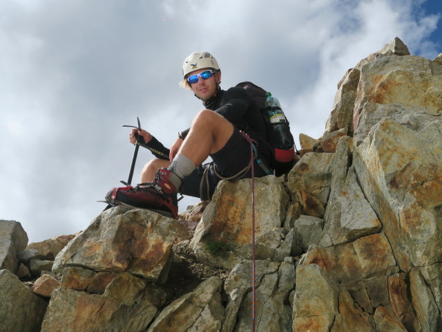 Christoph zwischen Wütenkarsee und Wütenkarferner (14. Aug.)