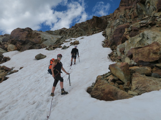 Miriam und Christoph am W&uuml;tenkarferner (14. Aug.)