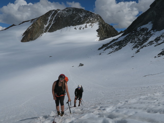 Miriam und Christoph am W&uuml;tenkarferner (14. Aug.)