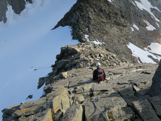 Christoph zwischen Warenkarseitenspitze und W&uuml;tenkarferner (15. Aug.)