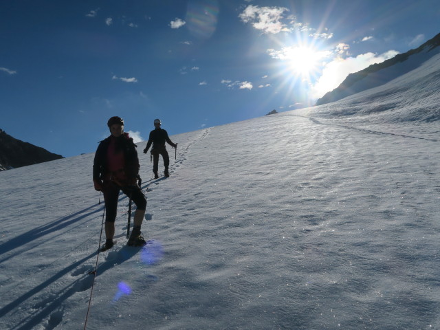 Miriam und Christoph am W&uuml;tenkarferner (15. Aug.)