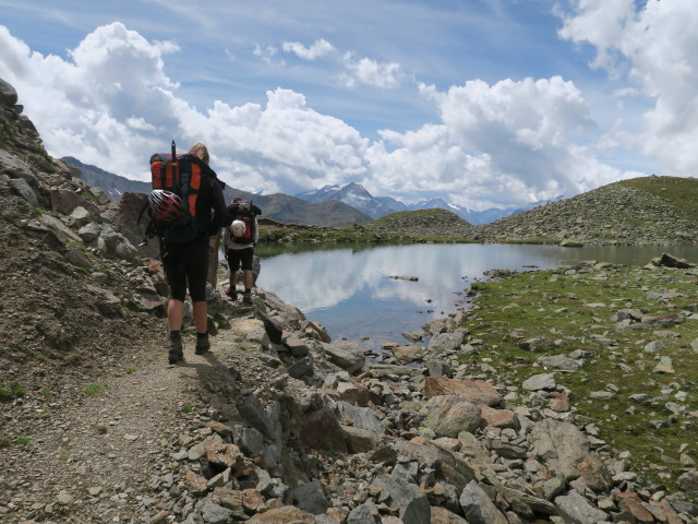 Miriam und Christoph beim Seekarsee, 2.658 m (15. Aug.)