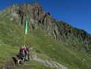 Miriam und Christoph zwischen Dresdner Hütte und Fernau-Klettersteig (13. Aug.)