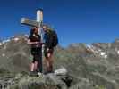 Miriam und Christoph am Egesengrat, 2.631 m (13. Aug.)