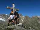 Miriam, ich und Christoph am Egesengrat, 2.631 m (13. Aug.)