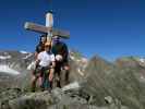 Miriam, ich und Christoph am Egesengrat, 2.631 m (13. Aug.)