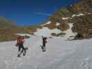 Miriam und Christoph zwischen Station Gamsgarten und Daunjoch (14. Aug.)