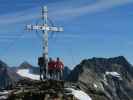 Christoph, Miriam und ich am Hinteren Daunkopf, 3.225 m (14. Aug.)