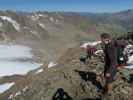 Miriam und Christoph zwischen Hinterem Daunkopf und Daunjoch (14. Aug.)