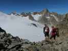 Christoph und Miriam im Daunjoch, 3.057 m (14. Aug.)