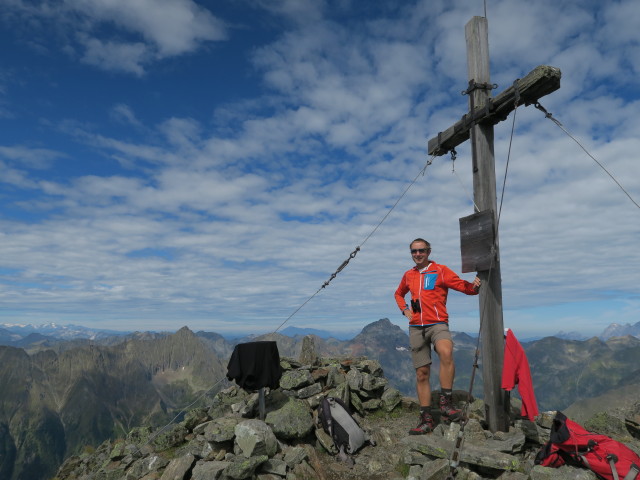 Ich am Roteck, 2.742 m (20. Aug.)