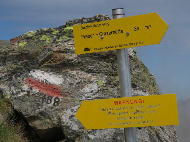 Mühlbachtörl, 2.478 m (20. Aug.)