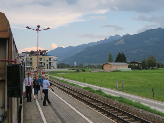 Bahnhof F&uuml;rth-Kaprun, 758 m (28. Aug.)
