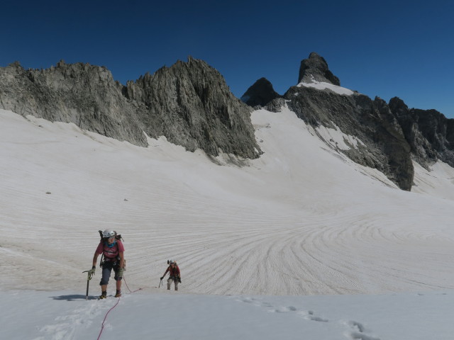 Gudrun und Christoph am Kuchelmooskees (27. Aug.)