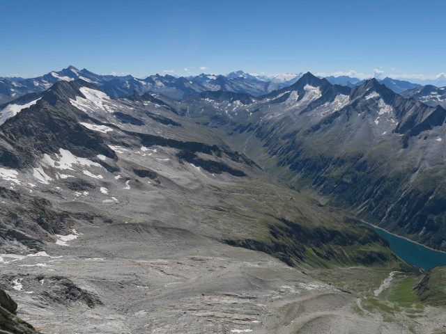 vom Kuchelmooskopf Richtung Süden (27. Aug.)