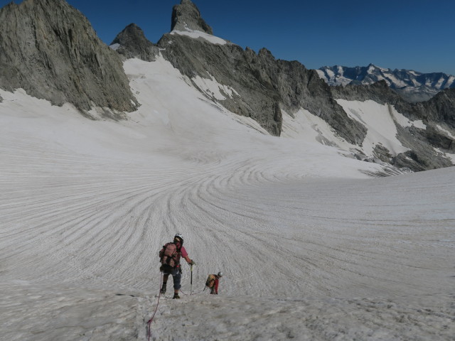 Gudrun und Christoph am Kuchelmooskees (27. Aug.)