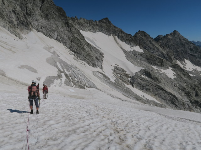 Gudrun und Christoph am Kuchelmooskees (27. Aug.)