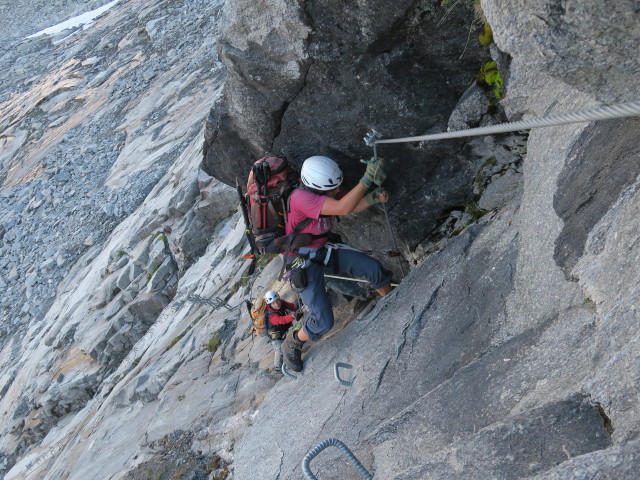 Christoph und Gudrun am Weg 512 zwischen Kuchelmooskar und Gamsscharte (28. Aug.)