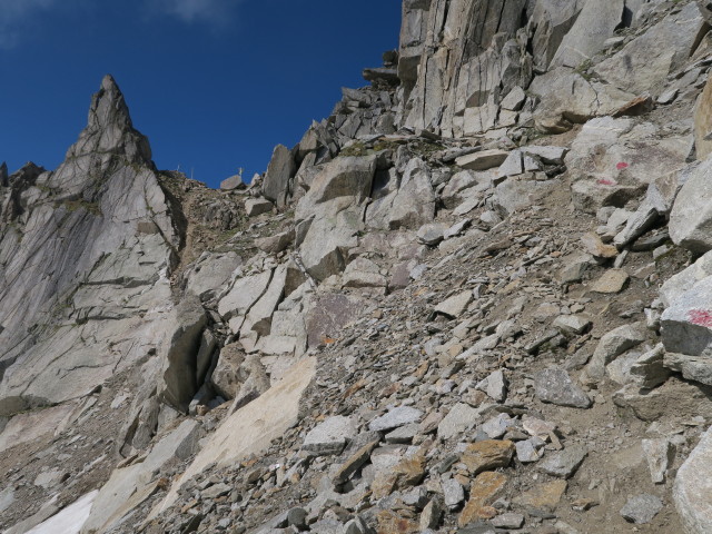 Weg 512 zwischen Gamsscharte und Rainbachkeeskar (28. Aug.)