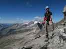 Christoph zwischen Zillerplattenscharte und Zillerplattenspitze (26. Aug.)