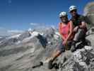 Gudrun und Christoph zwischen Zillerplattenscharte und Zillerplattenspitze (26. Aug.)