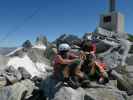 Gudrun und Christoph am Kuchelmooskopf, 3.214 m (27. Aug.)