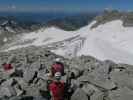 Christoph und Gudrun am Kuchelmooskopf, 3.214 m (27. Aug.)