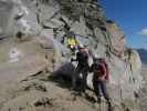 Christoph und Gudrun in der Gamsscharte, 2.972 m (28. Aug.)