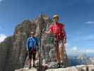 Axel und ich auf der Kleinen Zinne, 2.857 m