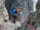 Axel zwischen Kleiner Zinne und Cappella degli Alpini