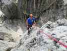 Torre Inglese-Ostwand: Axel in der 2. Seillänge