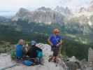 Axel auf der Cima Ovest des Torre Grande, 2.355 m