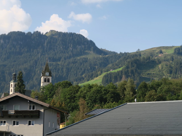 Hahnenkamm von Kitzbühel aus (9. Sept.)