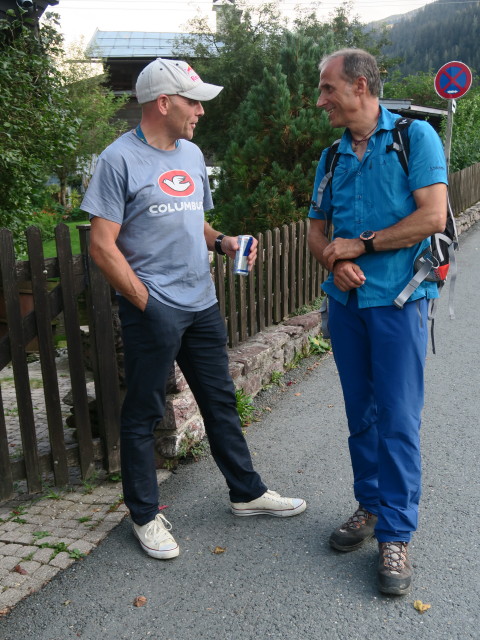 Axel und Ralf im Hausbergtal (9. Sept.)