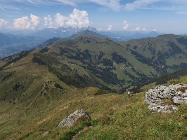 Ilka am Weg 14 zwischen Gebrajoch und Großer Gebra (10. Sept.)