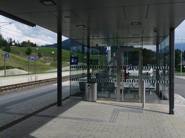 Bahnhof Fieberbrunn, 783 m (11. Sept.)