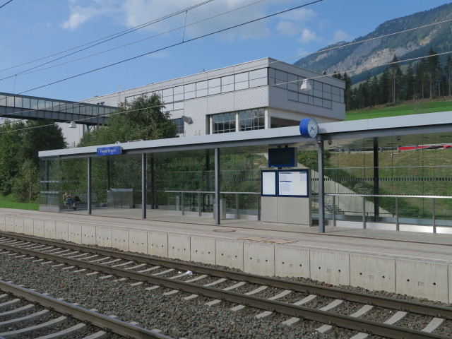 Bahnhof Fieberbrunn, 783 m (11. Sept.)