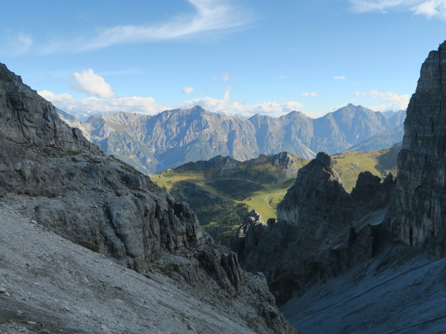 von der Alpenklubscharte Richtung Südosten (24. Sept.)