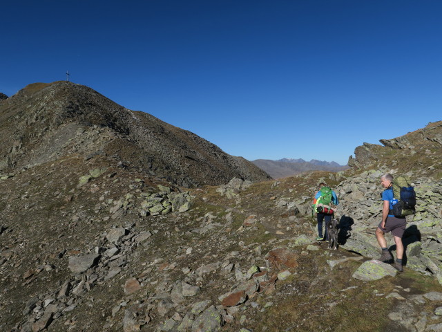 Eva-Maria und Eric zwischen Seejöchl und Gamskogel (25. Sept.)