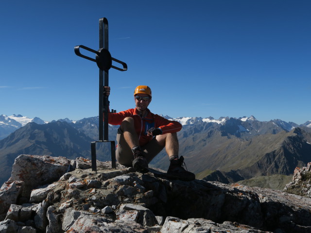 Ich auf der Schlicker Seespitze, 2.804 m (25. Sept.)