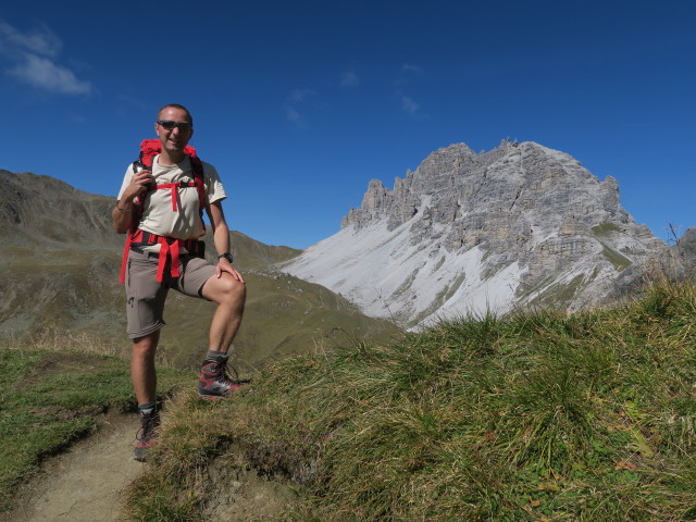 Ich am Weg 116 zwischen Schlicker See und Starkenburger Hütte (25. Sept.)