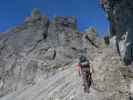 Eric zwischen Alpenklubscharte und Steingrubenkogel-Klettersteig (24. Sept.)