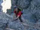 Steingrubenkogel-Klettersteig: Eric in der Nadelscharte (24. Sept.)