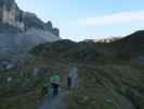 Eva-Maria und Eric am Weg 116 zwischen Adolf-Pichler-Hütte und Seejöchl (25. Sept.)