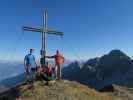 Eric, Eva-Maria und ich am Gamskogel, 2.659 m (25. Sept.)