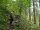 Erich am Ötscherrundweg zwischen Schindlhütte und Ötscher-Tropfsteinhöhle