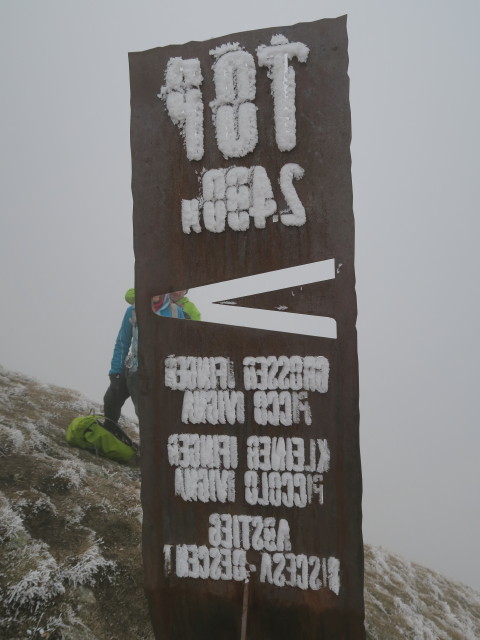 Heini-Holzer-Klettersteig: Martina und Axel beim Ausstieg