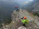 Heini-Holzer-Klettersteig: Martina und Axel am Geistergrat