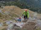 Heini-Holzer-Klettersteig: Martina und Axel beim Gsteier-Blick