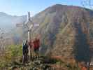 Sabine und ich auf der Beisteinmauer, 632 m